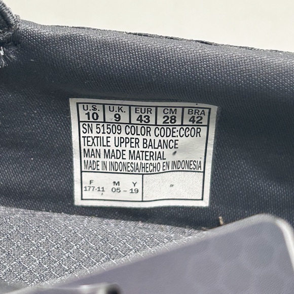 Skechers Charcoal Gray Orange Equalizer Double Play Slip On Fabric Memory Foam - Picture 10 of 15